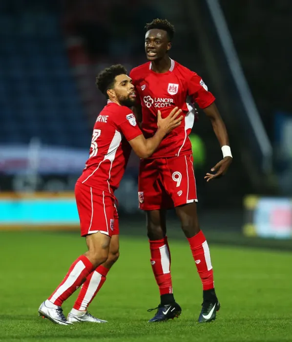 Framed Print : Tammy Abraham's Thrilling Equalizer: Huddersfield Town vs. Bristol City (Sky Bet Championship), December 10, 2016