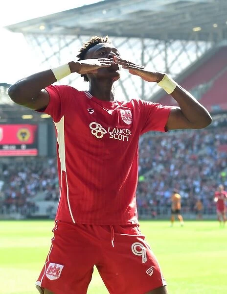 Tammy Abraham's Thrilling Goal: Bristol City's Upset Victory over Wolverhampton Wanderers in Sky Bet Championship (08-04-2017)