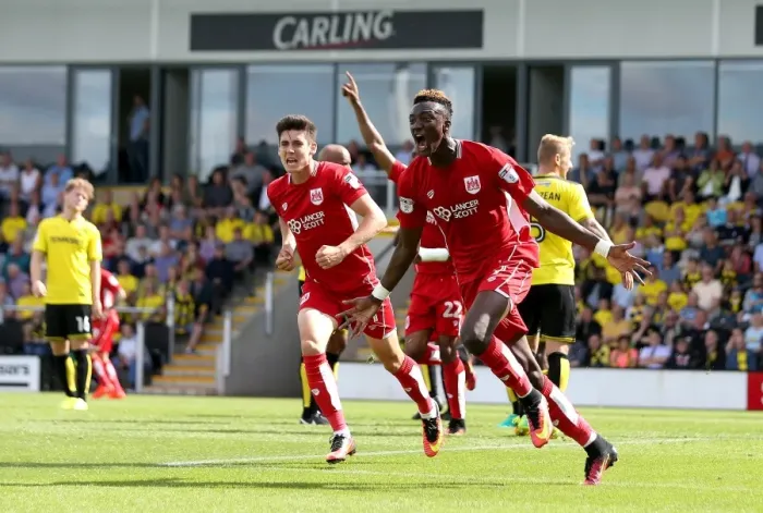 Framed Print : Tammy Abraham's Thrilling Goal Celebration: Burton Albion vs. Bristol City (Sky Bet Championship, 2016) Framed Print : Tammy Abraham's Thrilling Goal Celebration: Burton Albion vs. Bristol City (Sky Bet Championship, 2016)