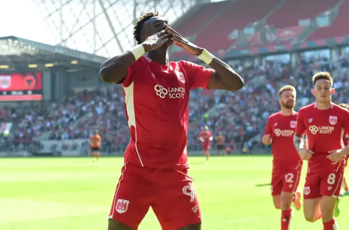 Framed Print : Tammy Abraham's Thrilling Goal: Historic Upset of Wolverhampton Wanderers by Bristol City (08.04.2017) Framed Print : Tammy Abraham's Thrilling Goal: Historic Upset of Wolverhampton Wanderers by Bristol City (08.04.2017)