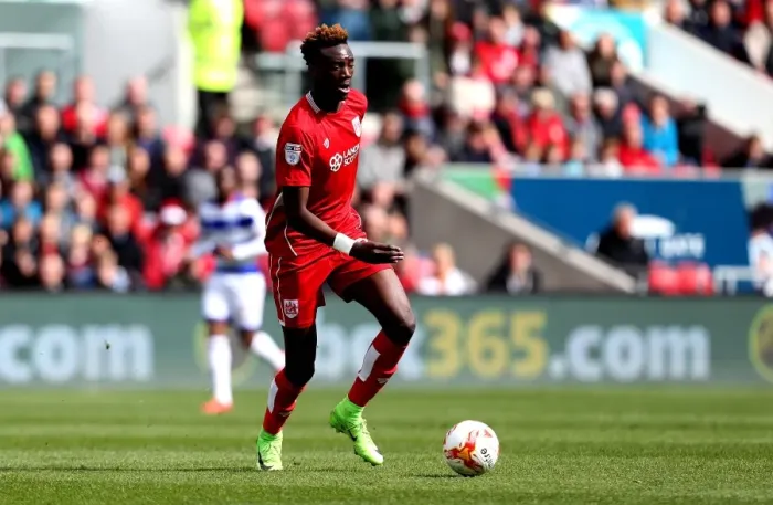 Framed Print : Tammy Abraham's Thrilling Performance: Bristol City vs Queens Park Rangers, April 2017 Framed Print : Tammy Abraham's Thrilling Performance: Bristol City vs Queens Park Rangers, April 2017