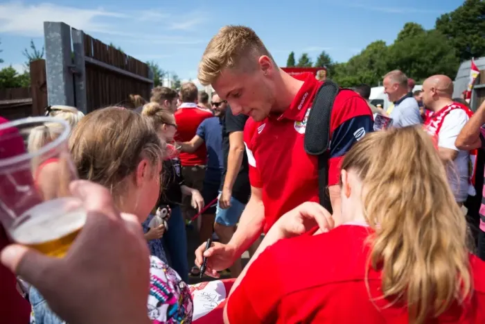 Framed Print : Taylor Moore's Arrival: Bristol City Players Train at Bristol Manor Farm Ahead of Pre-season Friendly