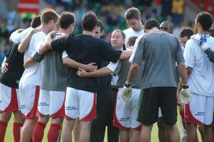 Framed Print : Team Talk