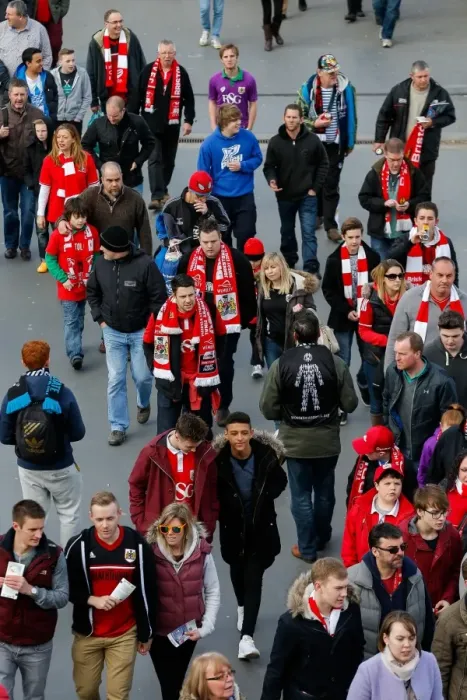 Framed Print : Thrilled Fans at the Johnstones Paint Trophy Final: Bristol City vs Walsall at Wembley Stadium Framed Print : Thrilled Fans at the Johnstones Paint Trophy Final: Bristol City vs Walsall at Wembley Stadium