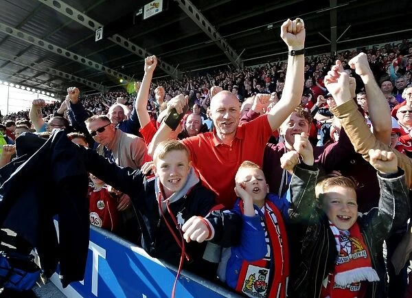 Thrilling Away Day: Chesterfield vs. Bristol City, League One - Fans in Action at Proact Stadium