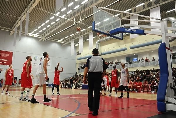 Thrilling British Basketball League Match: Flyers vs. Surrey United at SGS Wise Campus (November 2014)