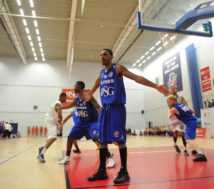 Framed Print : Thrilling British Basketball League Match: Flyers vs. Raiders at SGS Wise Campus (September 2014) Framed Print : Thrilling British Basketball League Match: Flyers vs. Raiders at SGS Wise Campus (September 2014)