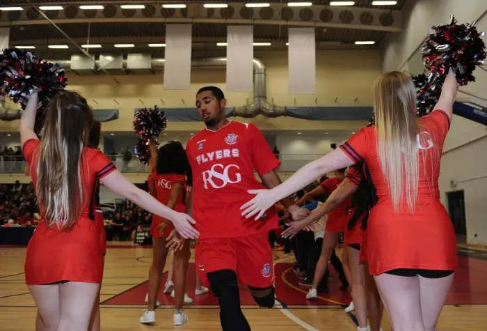Framed Print : Thrilling British Basketball League Match: Flyers vs. Surrey United at SGS Wise Campus (November 2014)