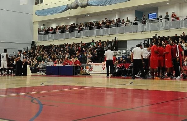 Thrilling British Basketball League Showdown: Flyers vs. Surrey United at SGS Wise Campus (November 2014)