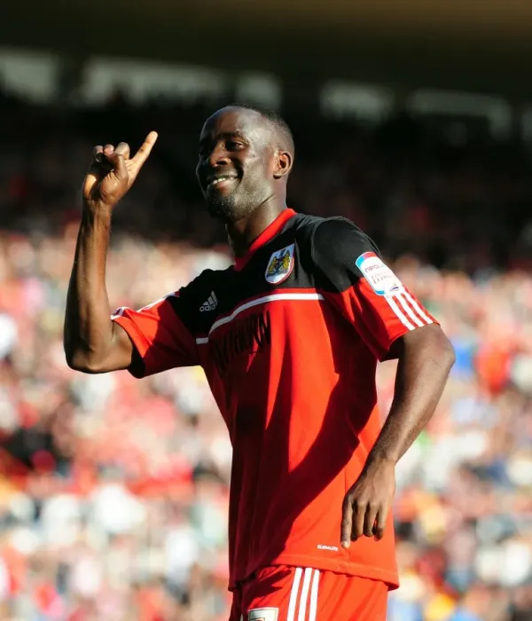 Framed Print : Thrilling Championship Goal: Albert Adomah's Strike for Bristol City vs Leeds United at Ashton Gate (September 2012) Framed Print : Thrilling Championship Goal: Albert Adomah's Strike for Bristol City vs Leeds United at Ashton Gate (September 2012)