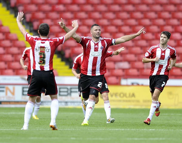 Thrilling Debut: Michael Higdon Scores the First Goal for Bristol City against Sheffield United (2014)