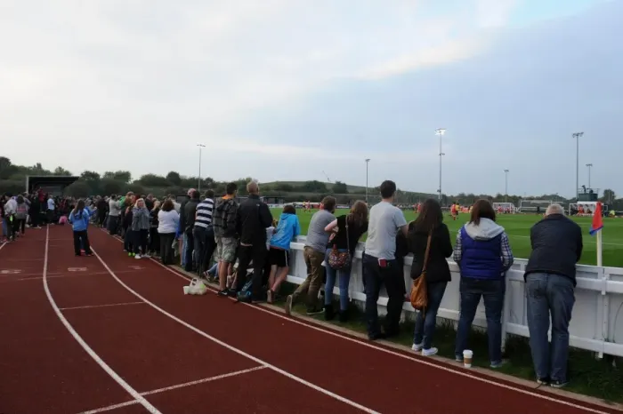 Framed Print : Thrilling FA WSL Rivalry: BAWFC vs. Arsenal Ladies at SGS Wise Campus