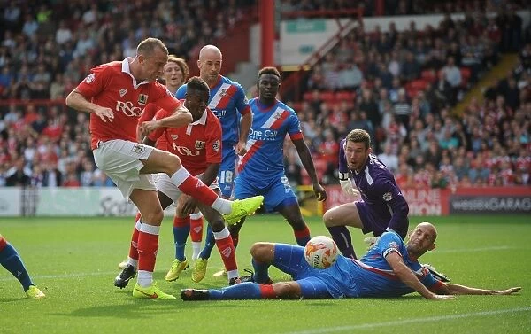 Thrilling Goal: Aaron Wilbraham Scores for Bristol City Against Doncaster Rovers, September 13, 2014