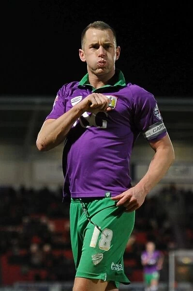 Thrilling Goal Celebration: Aaron Wilbraham Scores for Bristol City against Doncaster Rovers, Sky Bet League One (February 24, 2015)