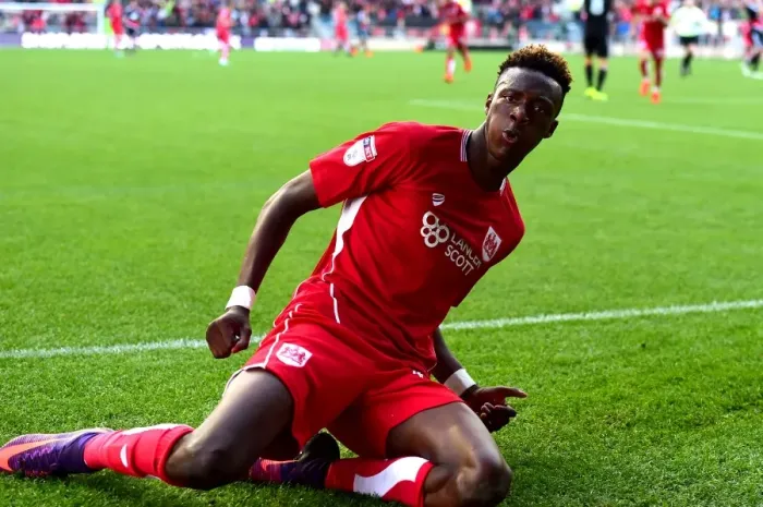 Framed Print : Thrilling Goal Celebration: Tammy Abraham's Sky Bet Championship Stunner at Ashton Gate (2016) Framed Print : Thrilling Goal Celebration: Tammy Abraham's Sky Bet Championship Stunner at Ashton Gate (2016)