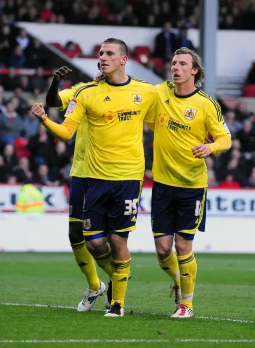 Framed Print : Thrilling Goal: Chris Wood's Euphoric Celebration for Bristol City vs. Nottingham Forest (April 2012) Framed Print : Thrilling Goal: Chris Wood's Euphoric Celebration for Bristol City vs. Nottingham Forest (April 2012)
