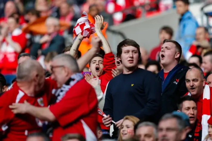 Framed Print : Thrilling Johnstones Paint Trophy Victory: Euphoric Moment for Bristol City Fans at Wembley Framed Print : Thrilling Johnstones Paint Trophy Victory: Euphoric Moment for Bristol City Fans at Wembley
