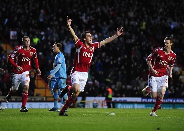 Thrilling Moment: Cole Skuse's Stunner for Bristol City Against West Ham, April 2012 (Football at Ashton Gate)