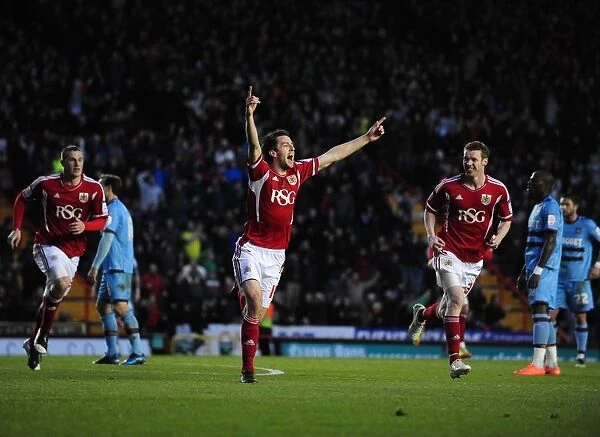 Thrilling Moment: Cole Skuse's Stunning Goal for Bristol City Against West Ham at Ashton Gate, April 2012