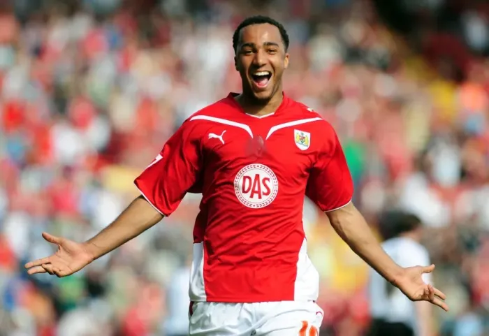 Framed Print : Thrilling Nicky Maynard Goal: Bristol City's Championship-Winning Moment vs. Derby County (April 24, 2010)