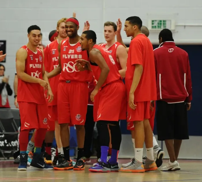 Framed Print : Thrilling Showdown: Bristol Flyers vs. Manchester Giants in British Basketball League Action at SGS Wise Campus Framed Print : Thrilling Showdown: Bristol Flyers vs. Manchester Giants in British Basketball League Action at SGS Wise Campus