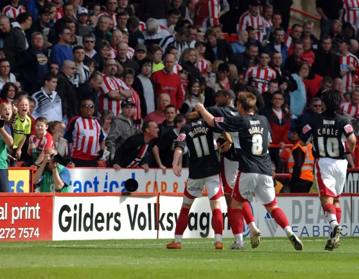 Framed Print : Thrilling Team Celebration: Sheffield United vs. Bristol City Framed Print : Thrilling Team Celebration: Sheffield United vs. Bristol City