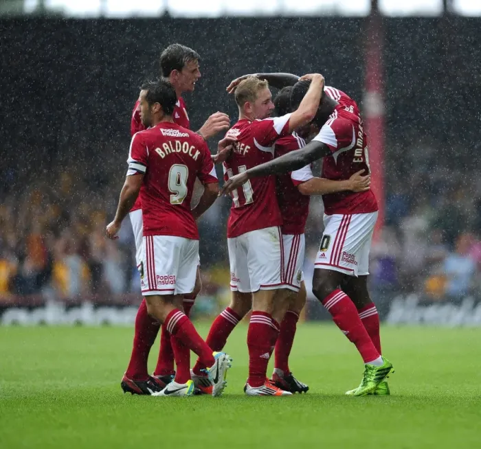 Framed Print : Thrilling Victory: Jay Emmanuel-Thomas Scores the Winning Goal for Bristol City Against Bradford City in Sky Bet League One (2013) Framed Print : Thrilling Victory: Jay Emmanuel-Thomas Scores the Winning Goal for Bristol City Against Bradford City in Sky Bet League One (2013)