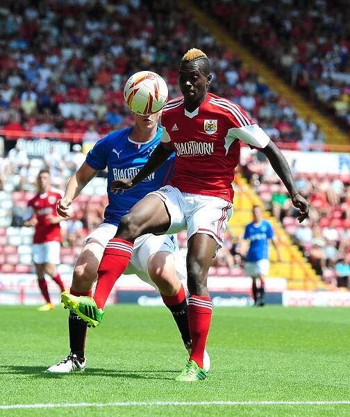 Toby Ajala in Action: Bristol City vs Glasgow Rangers (2013), Ashton Gate Stadium