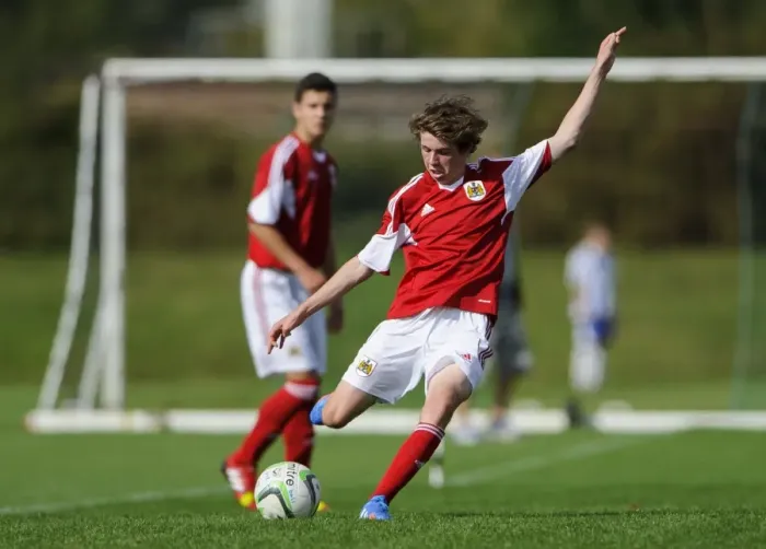 Framed Print : Tom Fry in Action: Bristol City U18 vs Brighton & Hove Albion Football Clash Framed Print : Tom Fry in Action: Bristol City U18 vs Brighton & Hove Albion Football Clash