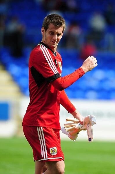 Tom Heaton in Action: Bristol City vs. St Johnstone Pre-Season Friendly, July 2012 - Football Goalkeeper Shot