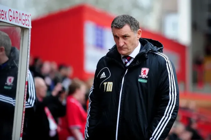 Framed Print : Tony Mowbray Leads Middlesbrough at Ashton Gate: Bristol City vs Middlesbrough, Npower Championship (09 / 03 / 2013)