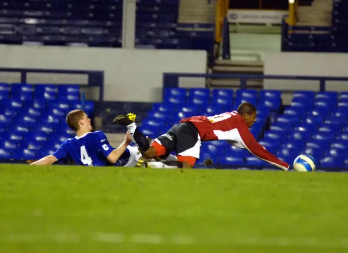 Framed Print : Tristan Plummer: Clash between Everton U18s and Bristol City U18s Framed Print : Tristan Plummer: Clash between Everton U18s and Bristol City U18s