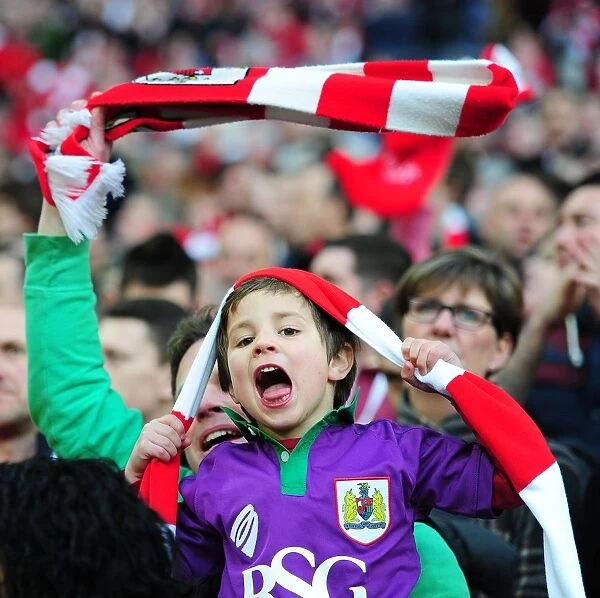 Triumphant Bristol City Fans Celebrate Johnstone's Paint Trophy Victory at Wembley