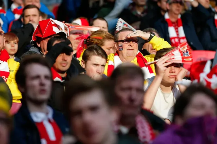 Framed Print : Triumphant Bristol City Fans Celebrate Johnstones Paint Trophy Victory at Wembley Stadium (2015) Framed Print : Triumphant Bristol City Fans Celebrate Johnstones Paint Trophy Victory at Wembley Stadium (2015)