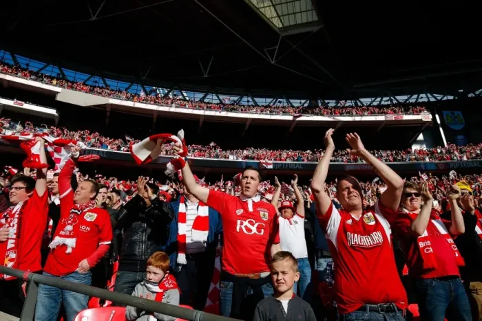 Framed Print : Triumphant Moment: Bristol City FC Fans Celebrate Johnstones Paint Trophy Victory at Wembley Stadium (2015) Framed Print : Triumphant Moment: Bristol City FC Fans Celebrate Johnstones Paint Trophy Victory at Wembley Stadium (2015)