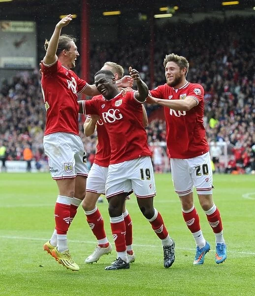 Triumphant Threesome: Agard's Double Strike with Ayling and Burns, Bristol City's Victory over Walsall, 2015