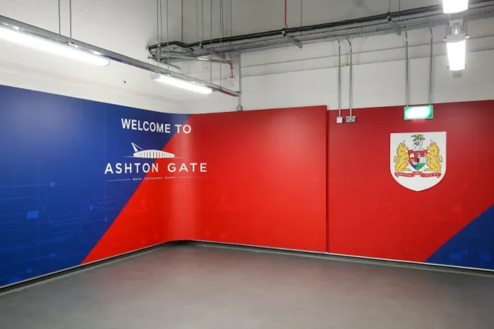 Framed Print : Tunnel Tension: Bristol City vs Sheffield Wednesday, Sky Bet Championship (January 2017)