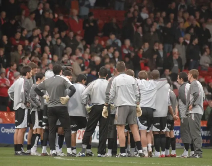 Framed Print : Unified Pride: A Sea of Supporters - Crystal Palace vs. Bristol City Framed Print : Unified Pride: A Sea of Supporters - Crystal Palace vs. Bristol City