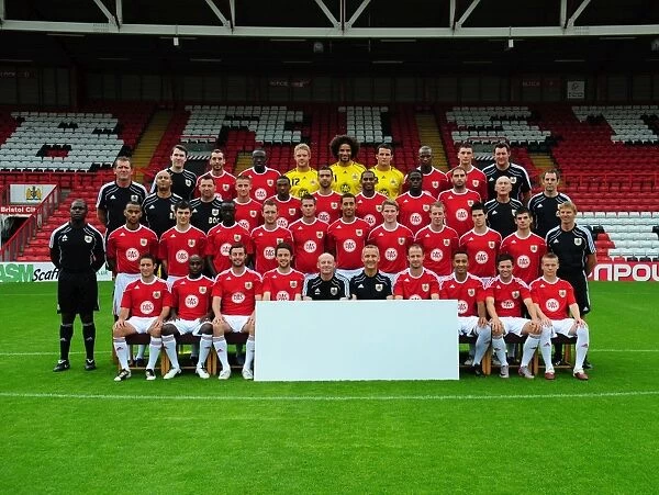 United in Blue: 2010-11 Bristol City First Team Season Photo