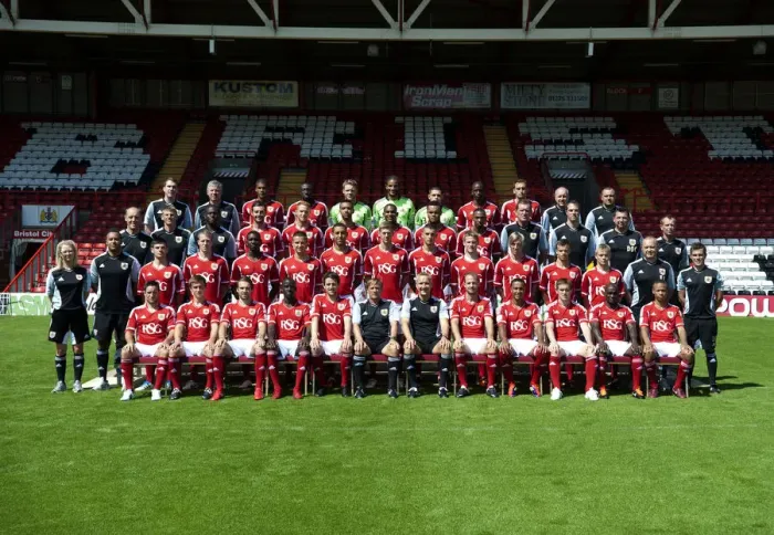Framed Print : United in Blue: 2011-2012 - Bristol City First Team Season Photo