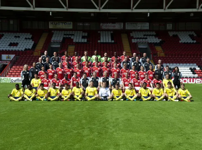 Framed Print : United in Blue: 2011-2012 - Bristol City First Team Season Photo