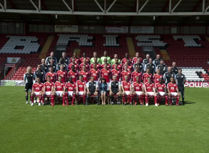 Framed Print : United in Blue: 2011-2012 - Bristol City First Team Season Photo