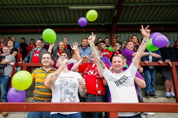 United Bristol City Fans Ahead of Fleetwood Showdown, 2014