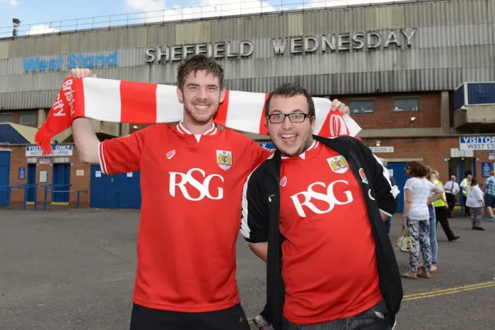 Framed Print : United Bristol City Fans Gather Outside Hillsborough Stadium Before Sky Bet Championship Match, 2015 Framed Print : United Bristol City Fans Gather Outside Hillsborough Stadium Before Sky Bet Championship Match, 2015