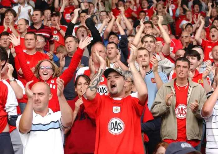 Framed Print : United Passion: Bristol City FC Fans Epic Show of Support