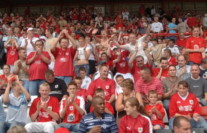 Framed Print : United Passion: A Sea of Bristol City Football Club Fans Framed Print : United Passion: A Sea of Bristol City Football Club Fans