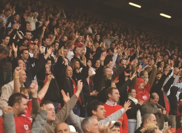 Framed Print : Unity Amongst Bristol City FC Fans