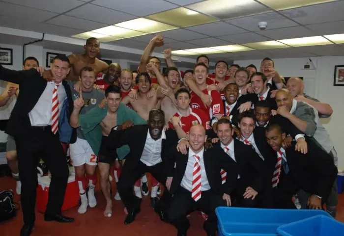 Framed Print : Unity in the Dressing Room: A Peak into Bristol City FC's Play-Off Battle Against Crystal Palace Framed Print : Unity in the Dressing Room: A Peak into Bristol City FC's Play-Off Battle Against Crystal Palace