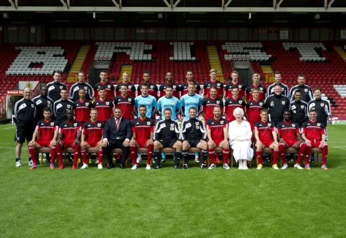 Framed Print : Unseen Heroes: The 2012-2013 Bristol City Football Club Squad