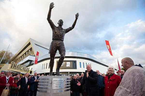 Unveiling of John Atyeo Statue at Ashton Gate: A Tribute to a Legend